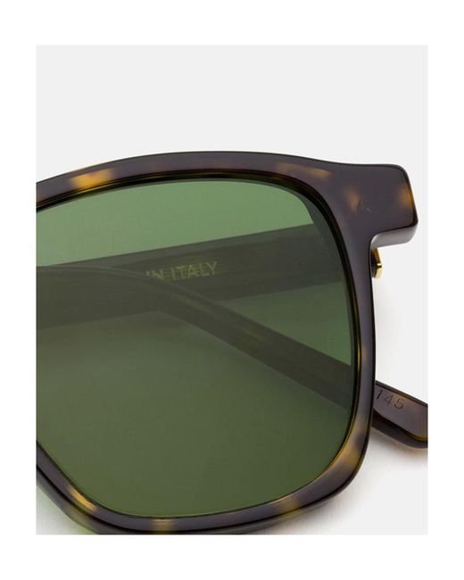 Retrosuperfuture Green Square Sunglasses for men