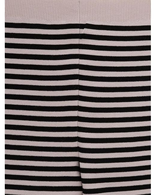 GIMAGUAS Blue Striped Cycling Shorts
