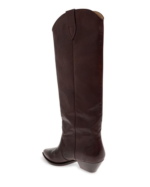 Isabel Marant Brown Pointed Toe Boots