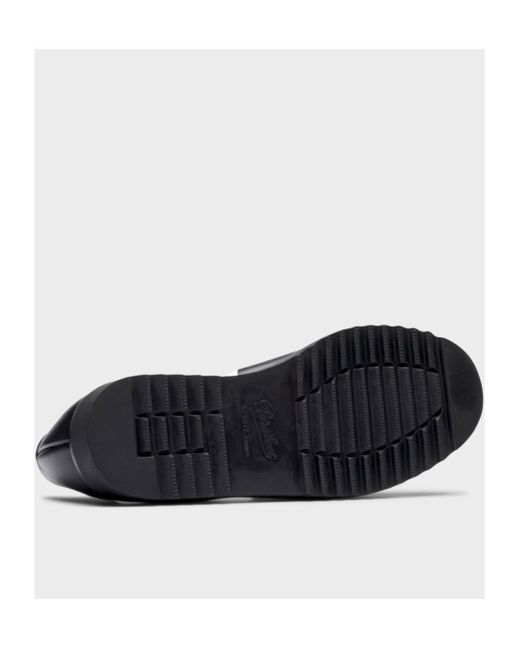 Paraboot Black Hollowed-Out Flat Sandals for men