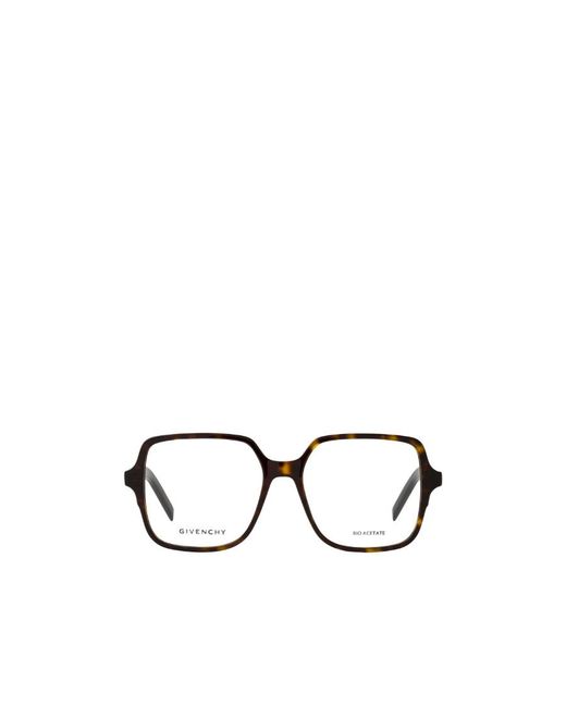 Givenchy White Eyewear Square Frame Glasses