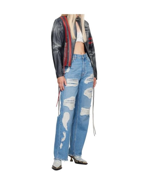Eytys Blue Sleeveless Denim Vest