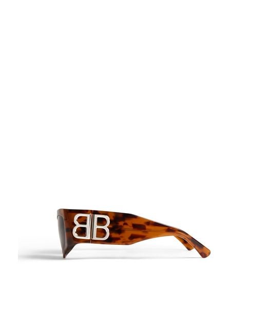 Balenciaga Brown Eyewear Bossy Cat-Eye Sunglasses