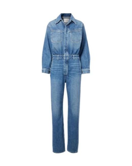 Citizens of Humanity Blue Solene Denim Jumpsuit