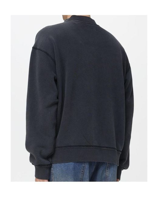 Isabel Marant Blue Long-Sleeved Sweatshirt for men