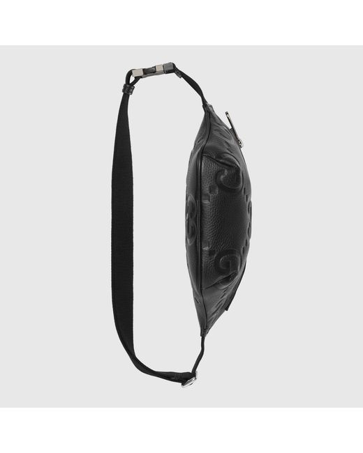 Gucci Black Jumbo Gg Small Belt Bag for men