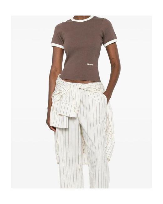 Axel Arigato Brown Short-Sleeved T-Shirt