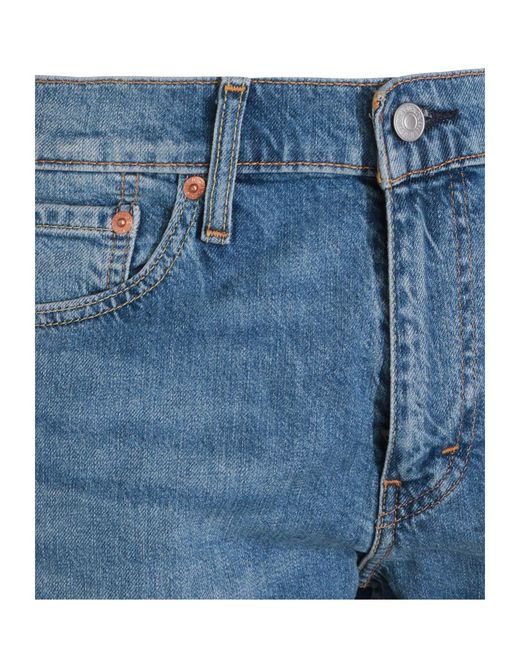 Levi's Blue 511 Logo Patch Slim-Fit Jeans for men