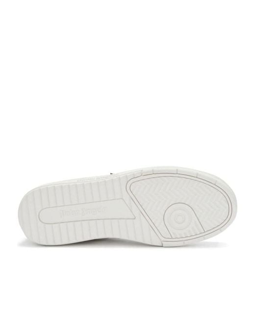 Palm Angels White Palm Beach University Low-Top Sneakers for men