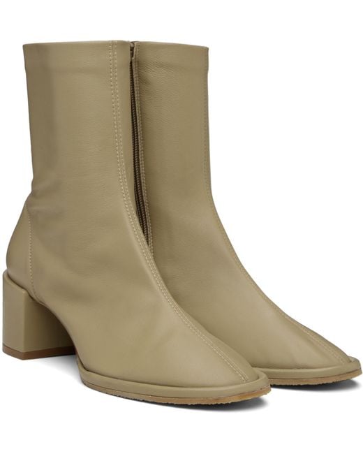 By Far Brown Josiah Sheepskin Nappa Leather Ankle Boots