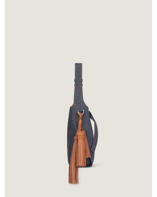 Givenchy Blue Belted Mini Hobo Bag