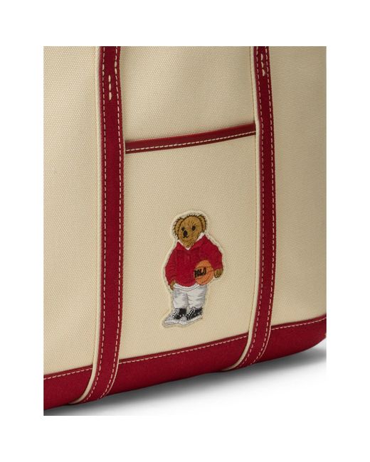 Polo Ralph Lauren Red Bear Tote Bag