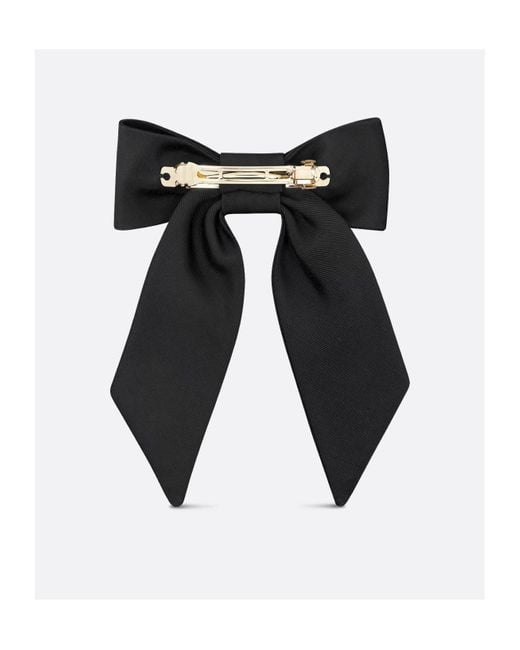 Dior Black Large Twist Bow