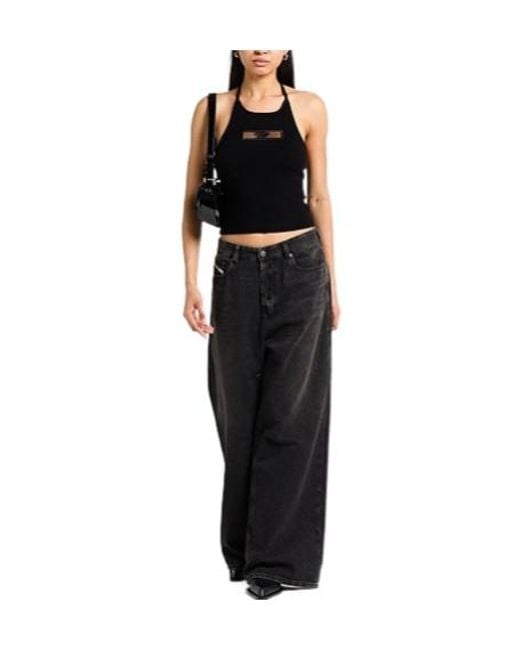 DIESEL Black Halter Top