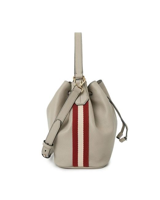 Bally Gray Bucket Bag