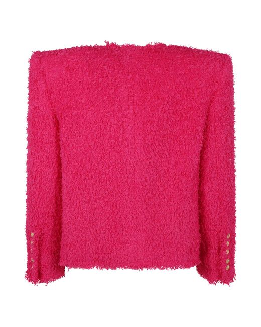 Balmain Pink Tweed Jacket