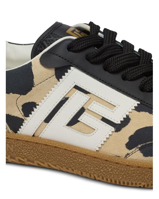 Balmain Brown Swan Sports Shoes