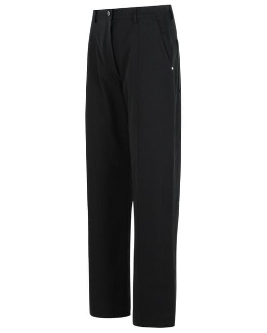 Sportmax Black Era' Cotton Pants