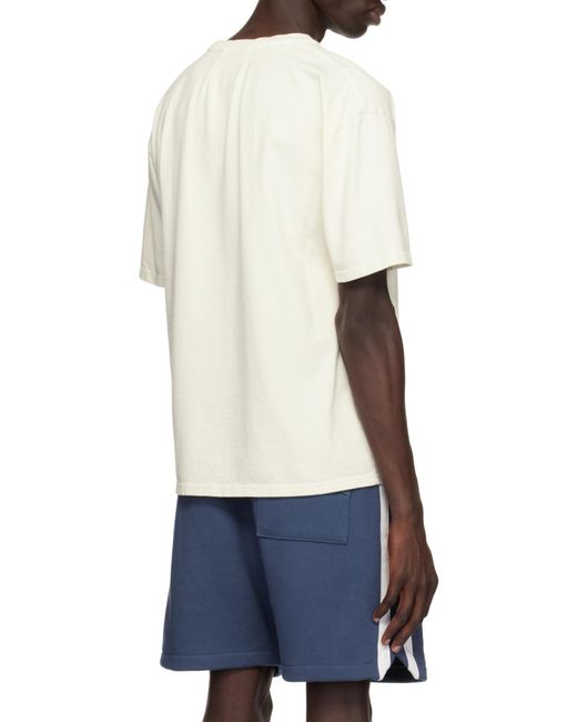 Rhude White French Riviera Graphic T-Shirt for men