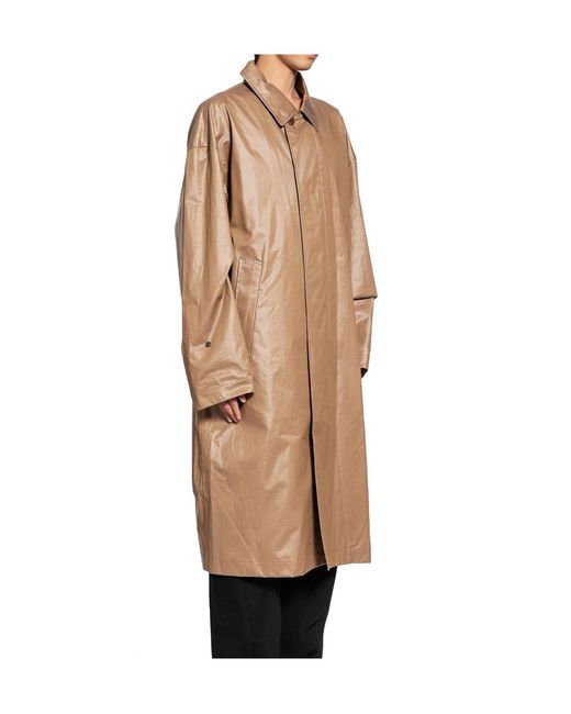 Lemaire Natural Long Coat for men