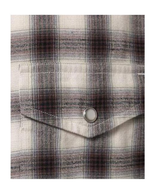 Tom Ford Multicolor Checked Blend Western Shirt for men