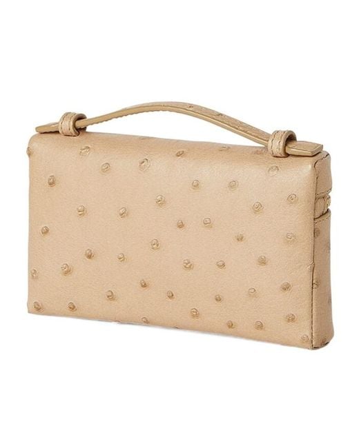 Loro Piana Natural Extra Pocket Mini Pouch