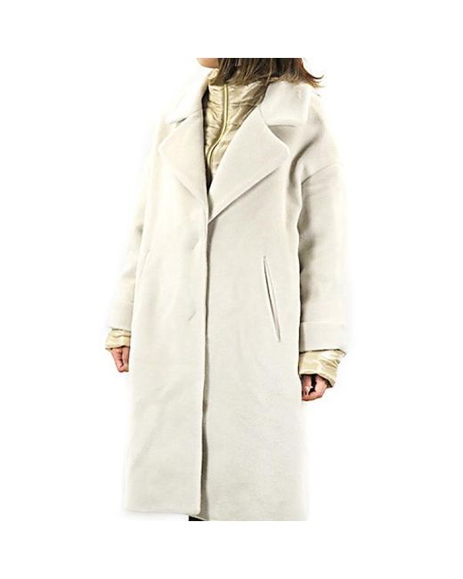 Herno White Long-Sleeved Coat