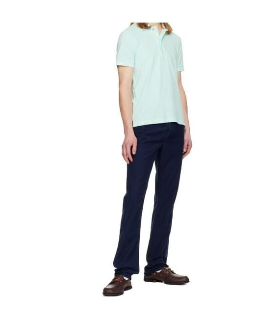 Tom Ford Blue Short-Sleeved Polo Shirt for men