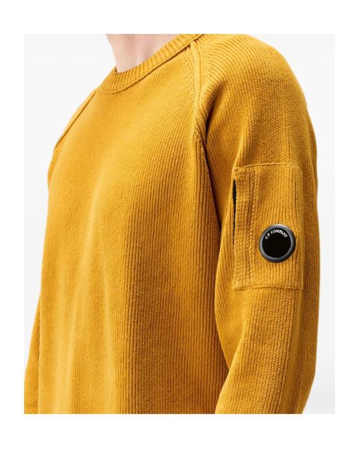 C P Company Brown Long-Sleeved Pullover for men