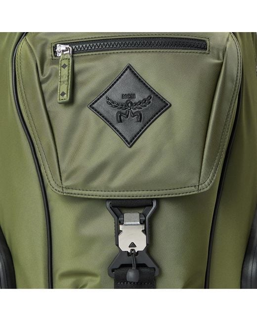 MCM Green Aren Backpacks for men