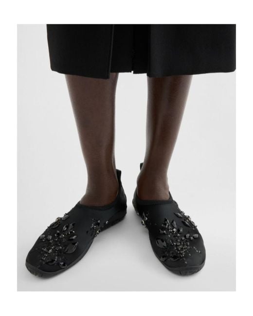 Jil Sander Black Elbe Slipper