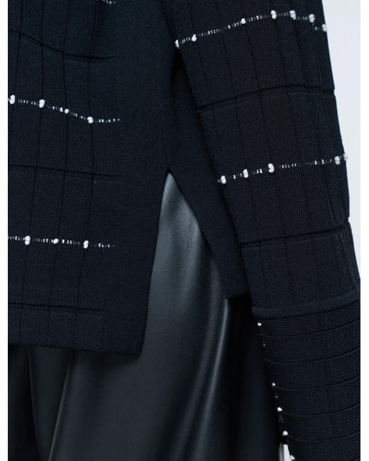 Joseph Black Fragmented Stripe Cardigan