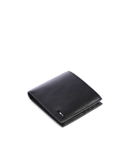 Boss Black Boss Logo Embossed Bi-Fold Wallet for men