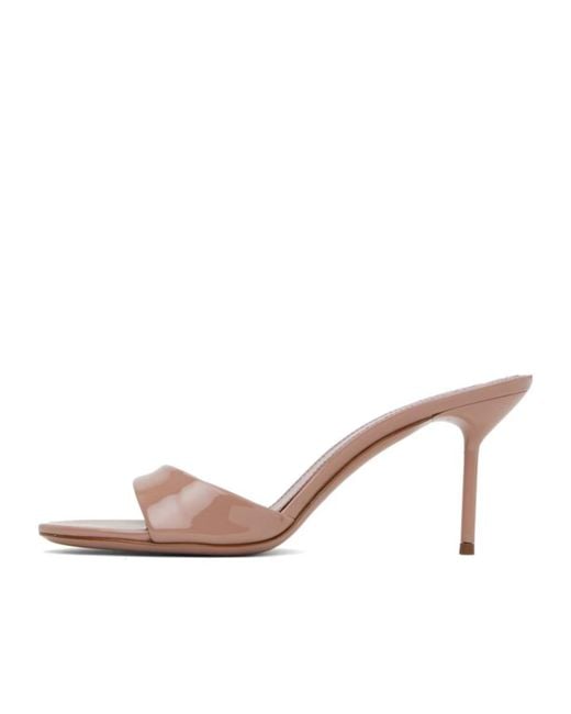 Paris Texas Pink Lidia Stiletto Heel Mules
