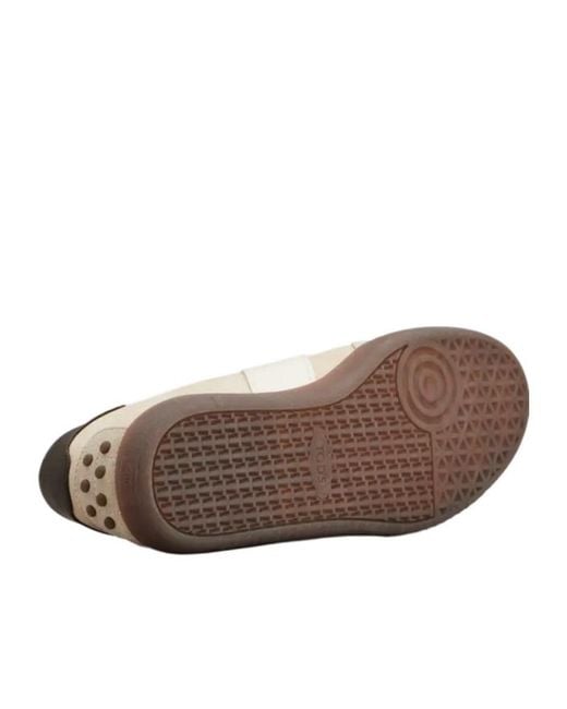 Tod's Natural Low Top Lace-Up Sneakers for men