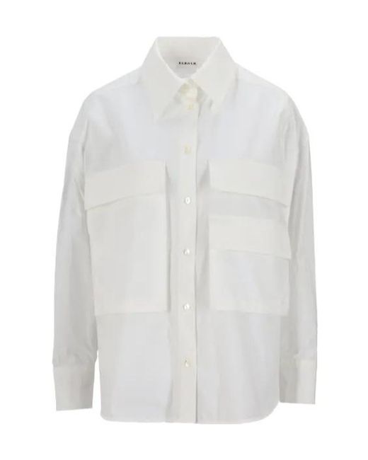 P.A.R.O.S.H. White Camicia Pocket Shirt