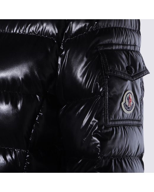 Moncler Black Barante Hooded Short Down Jacket