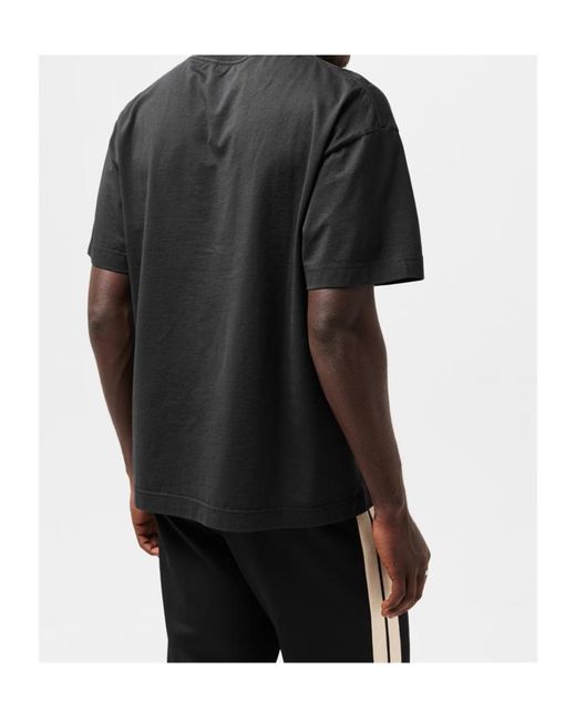 Palm Angels Black Logo Crew Neck T-Shirt for men