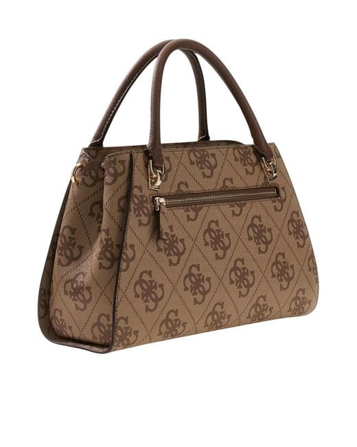 Guess Brown Double-Handled Shoulder Bag