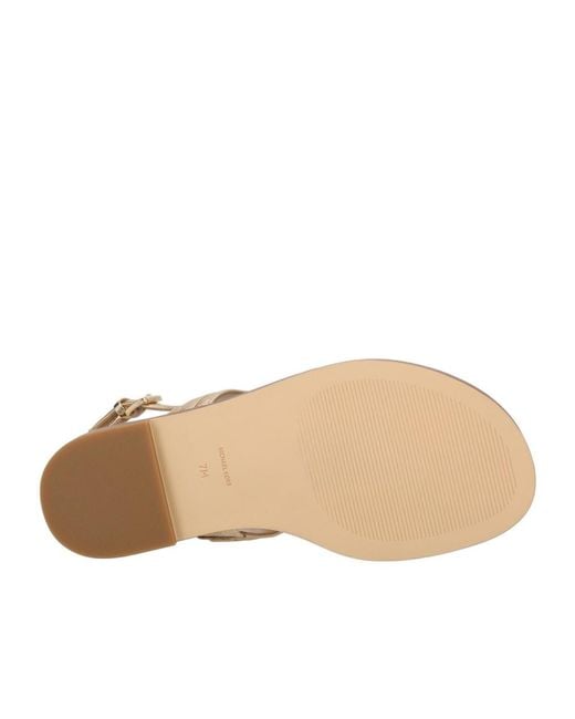 MICHAEL Michael Kors Brown Mandy Thong Sandals