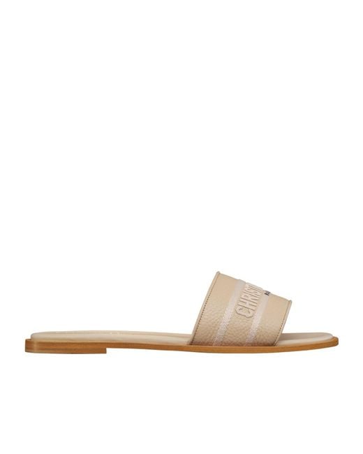 Dior White Dway Slide