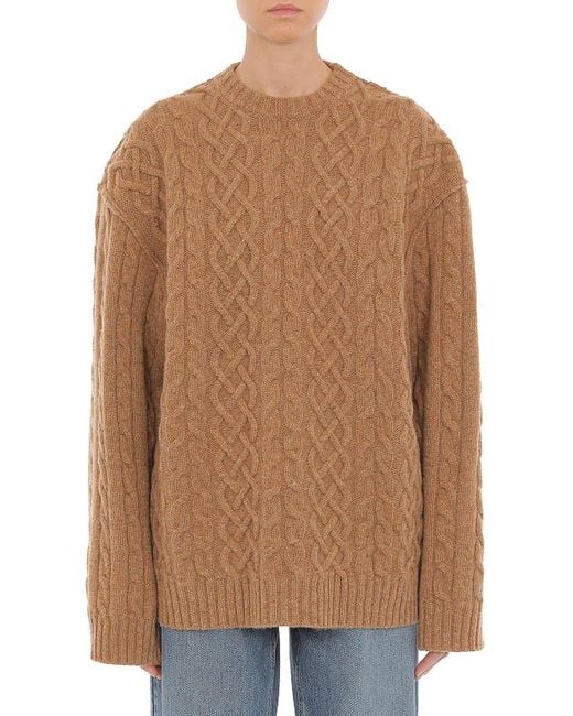 Moschino Brown Wool Pullover