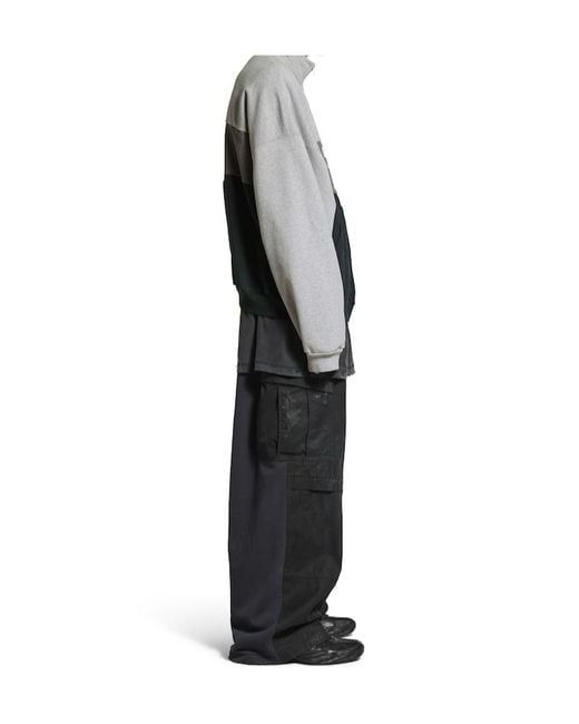 Balenciaga Gray Unity Sport Zip-Up Jacket for men