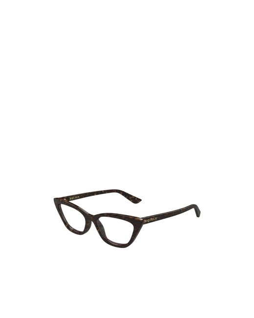 McQueen White Eyewear Cat-Eye Frame Glasses