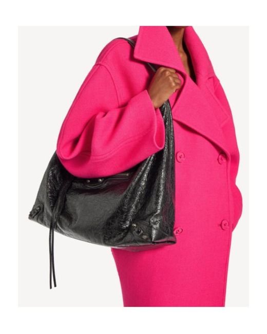 Balenciaga Black Le City Hobo Bag Large