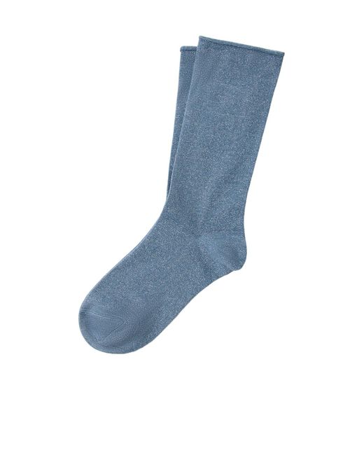 Brunello Cucinelli Blue Knitted Socks