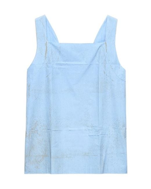 Prada Blue Cotton Top for men