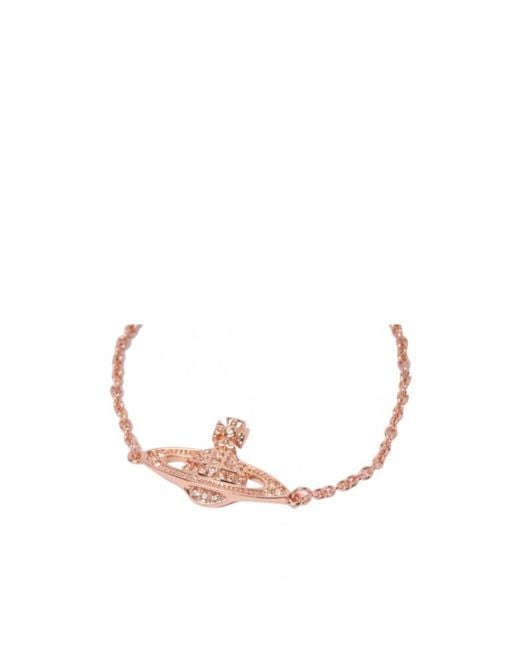 Vivienne Westwood Metallic Mini Bas Relief Chain Bracelet