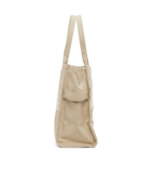 Marc Jacobs Natural Camel Logo Handbag