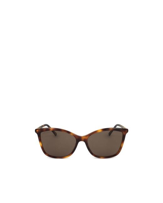 Jimmy Choo Multicolor Geometric Frame Sunglasses